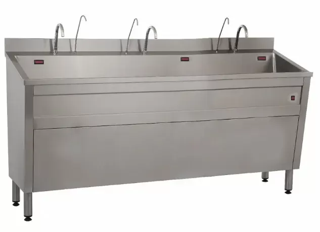 Surgical Scrub Unit, Triple, Sensor operated